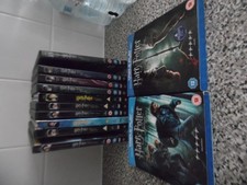job lot 10 Harry Potter dvd's singles & sets & 2 triple play blu-ray dvd digital