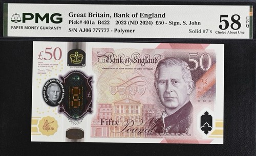 Serial 777777 bank england - #777777,