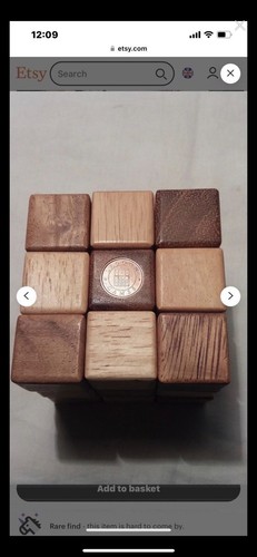 Cube snake wooden - , by