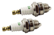 2 x spark plug for 24/52/58/62 cc Boomag Red Fox McDillen Tarus chainsaw