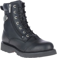 Harley-Davidson® Men's Landry 6-Inch Black Motorcycle Boots, D93706