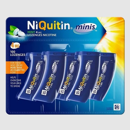 Niquitin minis 4mg 100 - niquitin,