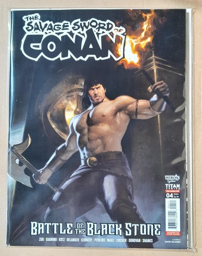 Savage sword conan 4 cover - savage, #4