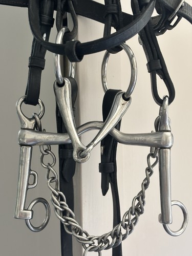 Heritage double bridle black - double,