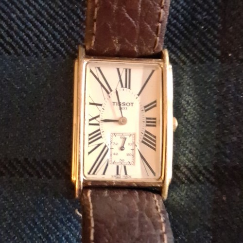 Tissot 1853 rectangular - tissot, gold