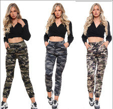 Ladies Womens Cargo Combat