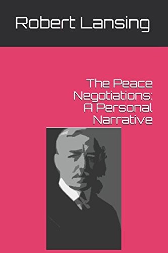 The peace negotiations a - peace, negotiations:
