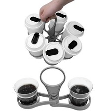 1/2X Cup Carrier for Drinks Reusable Drink Carrier Foldable Carrier Drink Holder