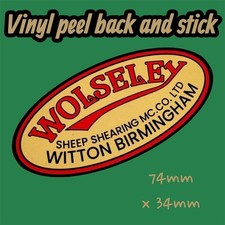 WOLSELEY SHEEP SHEARING Oil