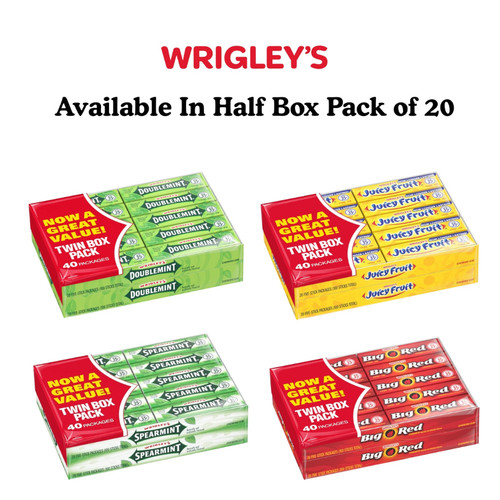 Wrigley chewing gum - gum, assorted
