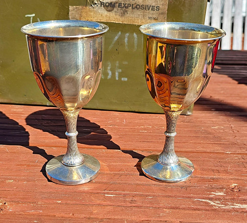 Jmr pair silver plate - jmr,