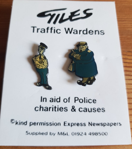 Giles cartoon police charity - police,