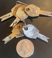 VTG Lot of 5 Bell Lock Keys