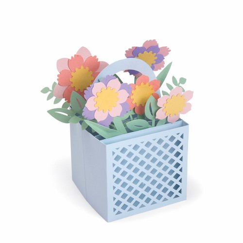 Card box flower basket - flower,