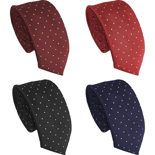 Retro pin white spot - pin, skinny