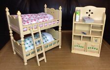 Sylvanian Families Doll House Bedroom Furniture, Twin / Bunk Beds, Storage Unit