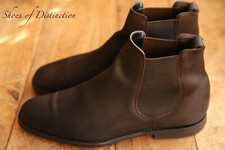 Church's Prenton Brown Rough Out Suede Chelsea Boots Shoes Mens UK 8 G US 9