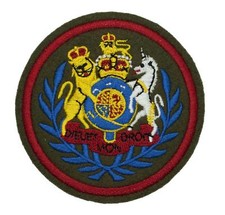 Badge Warrant Officer WO1 RLC Conductor Badge of Rank Olive Green R2037