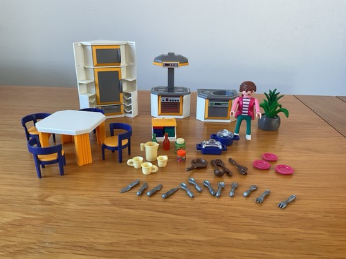 Playmobil modern house - playmobil, kitchen