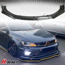 Front Bumper Lip Splitter For  Golf Jetta MK6 MK6.5 GLI 2014-2018 Carbon Style