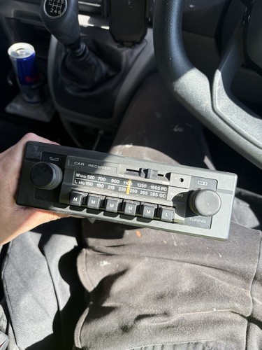 Old school car radio - school,