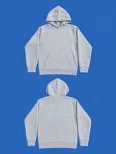 Grey Plain Kangaroo Poo Hoodie