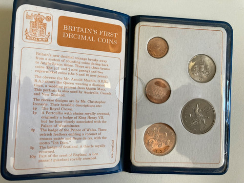 Britain first decimal coins - britain's,