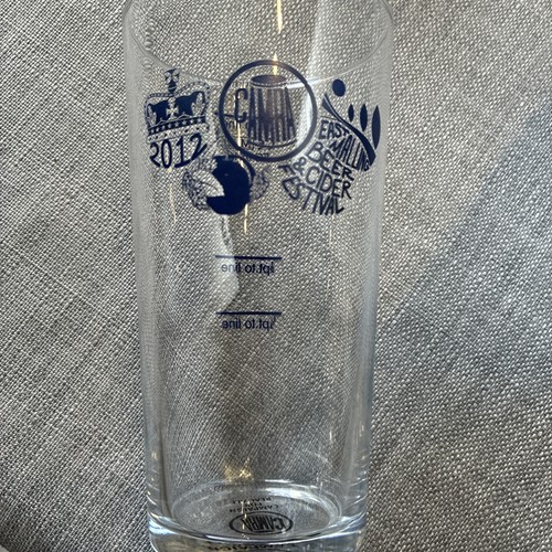 Pint glass from camra - glass, beer