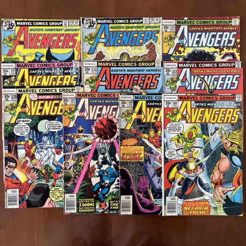 Avengers 166 168 170 - avengers, #166,
