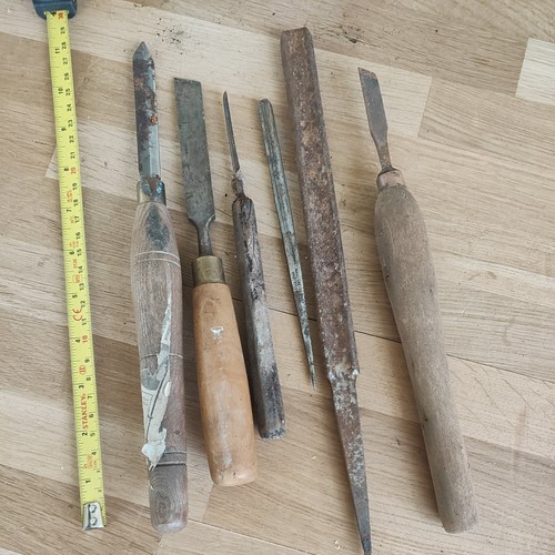 Mixed vintage wood turning - wood,