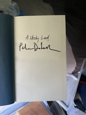 PETER DOHERTY. SIGNED A LIKELY LAD HARDBACK BOOK THE LIBERTINES 100% GENUINE