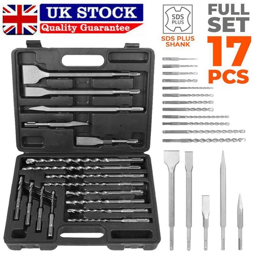 17pcs sds plus hammer - 17pcs, drill