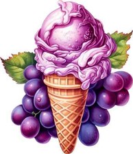 Purple Icecream Colourful