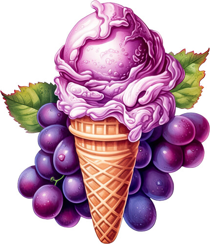 Purple icecream colourful - icecream,