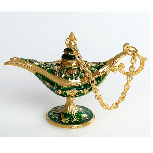 Green legend aladdin lamp - green,