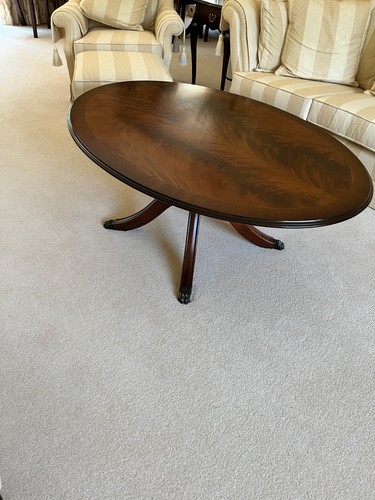 Oval bridgecraft coffee - coffee, table
