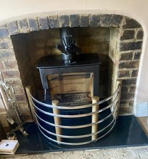 Art deco style fire guard - deco,