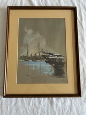 Traditional Boat ( Dhow) / City Scope Print 1991,  96/998 Unknown Signature