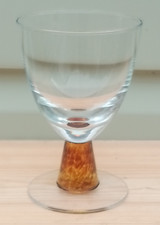 Large Denby ~ Caramel ~ Wine Glass / Water Goblet ~ Free UK P&P