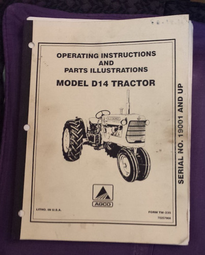 Agco allis chalmers model - agco,
