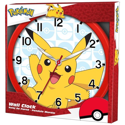 Pokemon pikachu wall - pikachu, clock