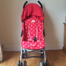 CATH KIDSTON RED SPOT MACLAREN USED ONCE! QUEST BUGGY-NEW&SEALED:RAINCOVER&TAGS!