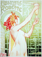 Decoration POSTER.Absinthe liquor.Room design.Art Nouveau Wall Decor.207i