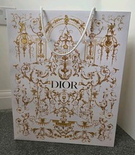 Dior Couture 2025 Gold Star Design Large Shopping Gift Bag 44x36x16.5cm New