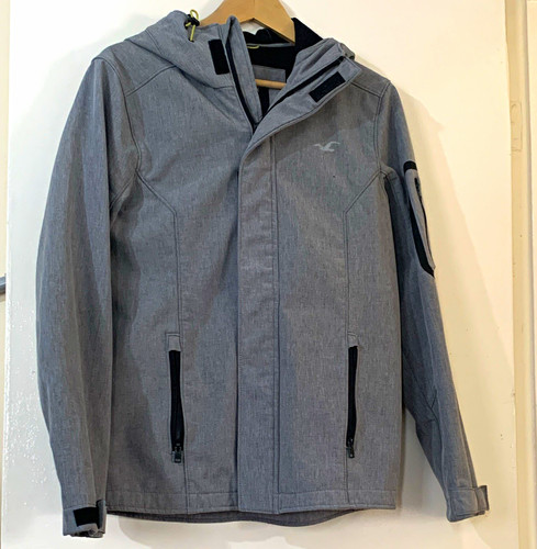 Hollister men grey hooded - grey,