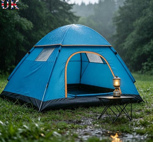 Pop beach tent sun shelter - up,