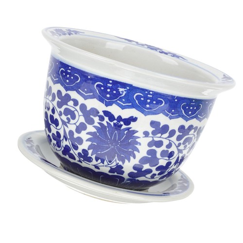 Chinese porcelain planter - porcelain,