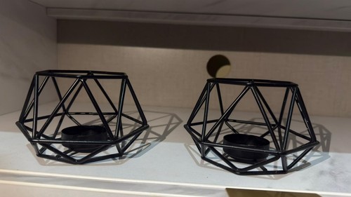 Black candle holder its - black,