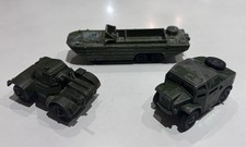 3 x Dinky Toys Military