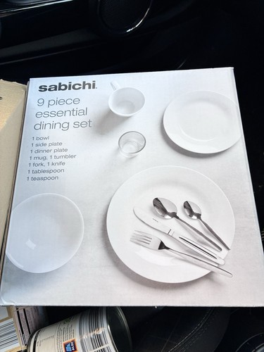 Sabichi 9pc white solo - solo, dining